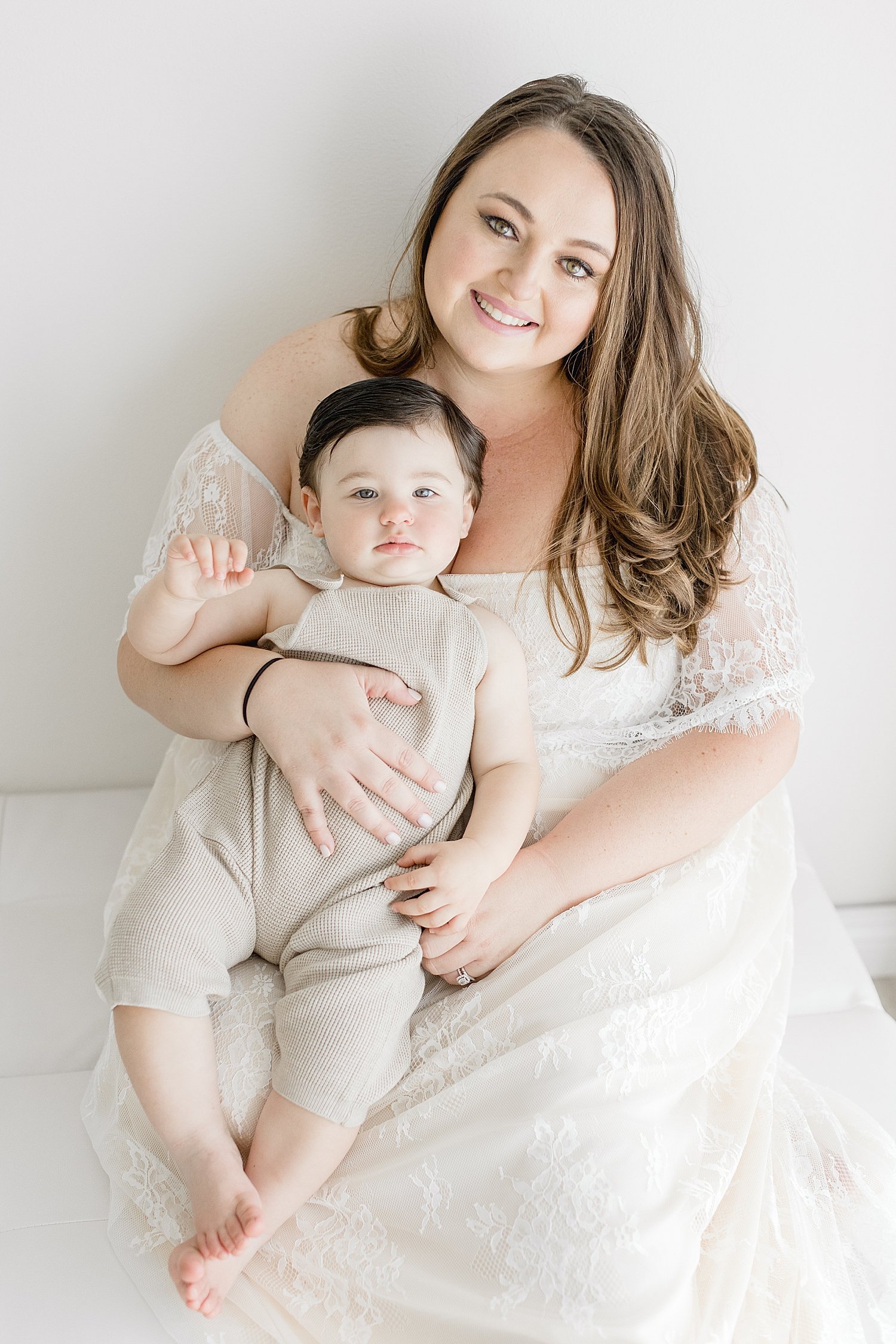 Mom with one year old son | Ambre Williams Photography