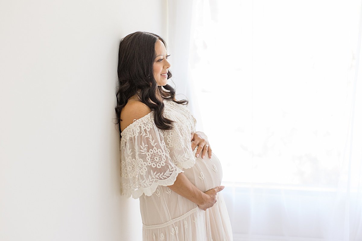 Maternity portrait session with Ambre Williams Photography in Newport Beach