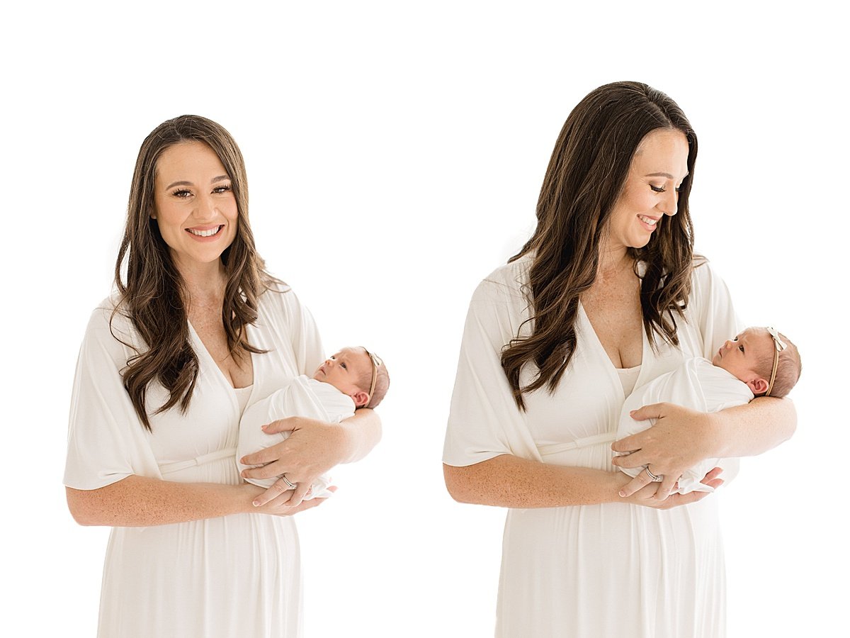 Candid Portraits of Mom and Baby with Ambre Williams Photography in Newport Beach