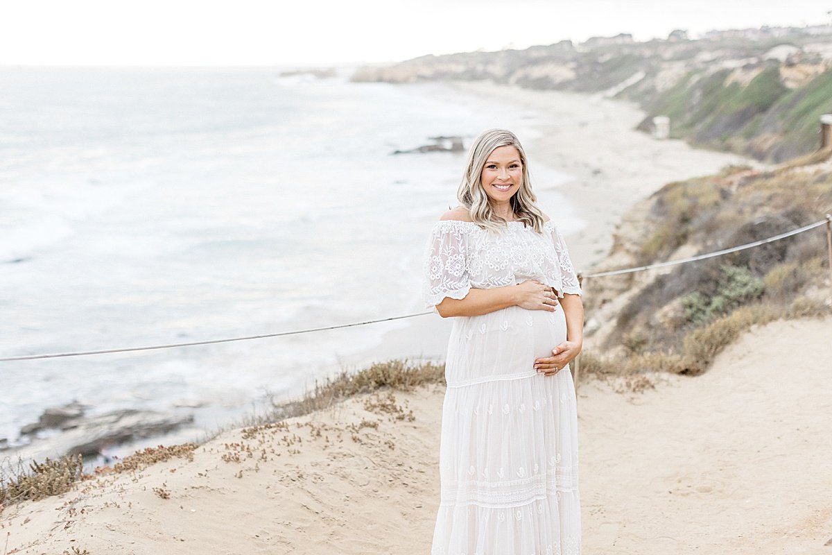 Maternity Portrait session on California Beach with Ambre Williams Photography