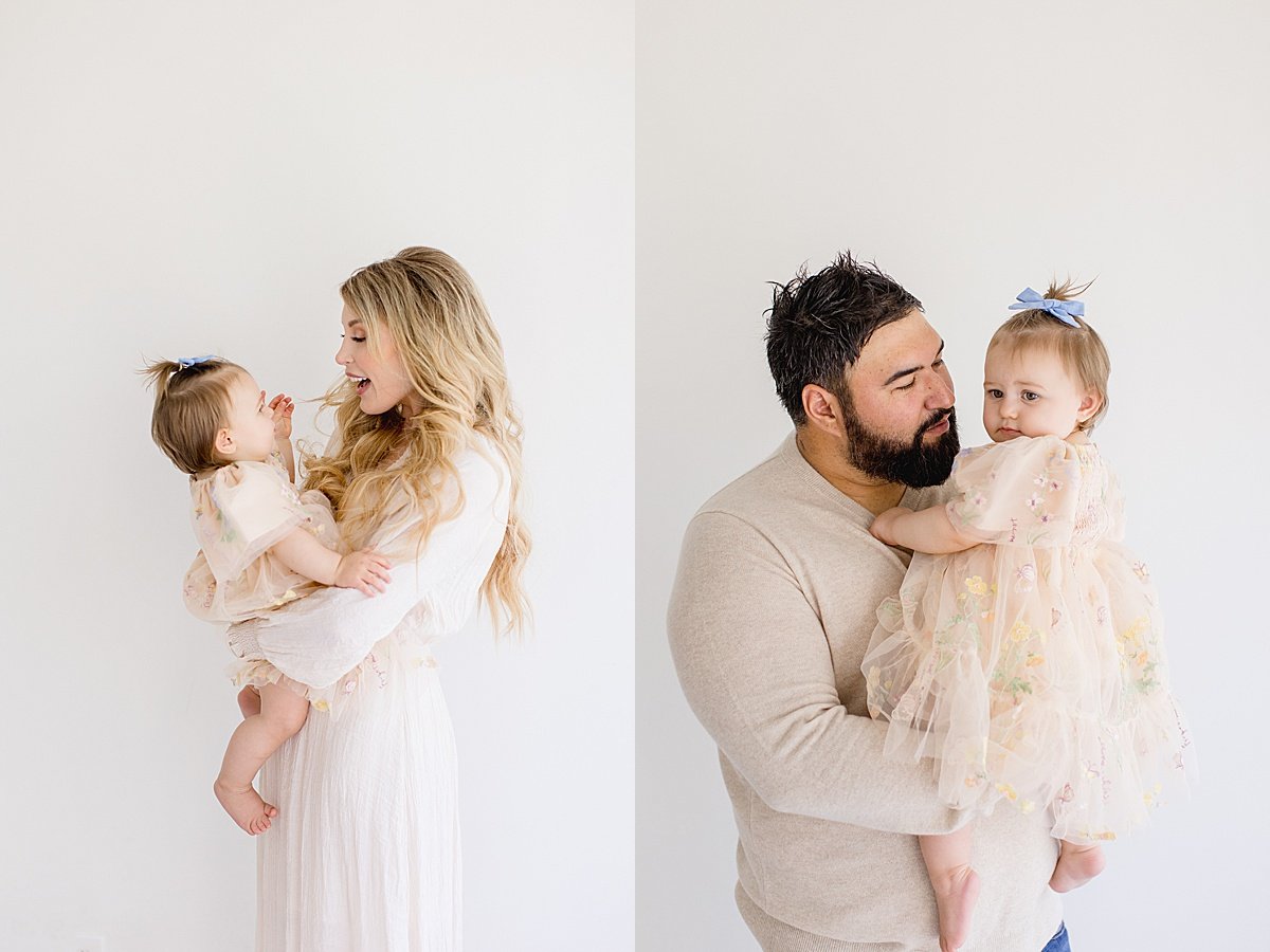 Parents smiling and laughing with Ambre Williams Photography