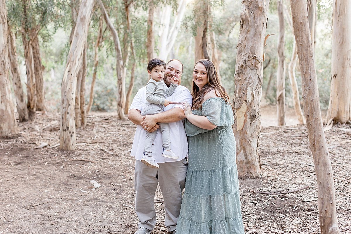 fall family portrait session with Ambre Williams Photography in Newport Beach California - Lake Forest