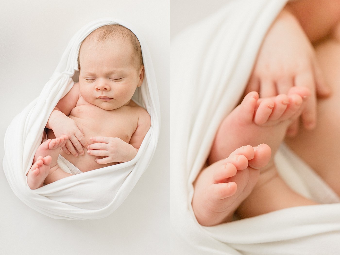 Studio newborn session with Ambre Williams Photography