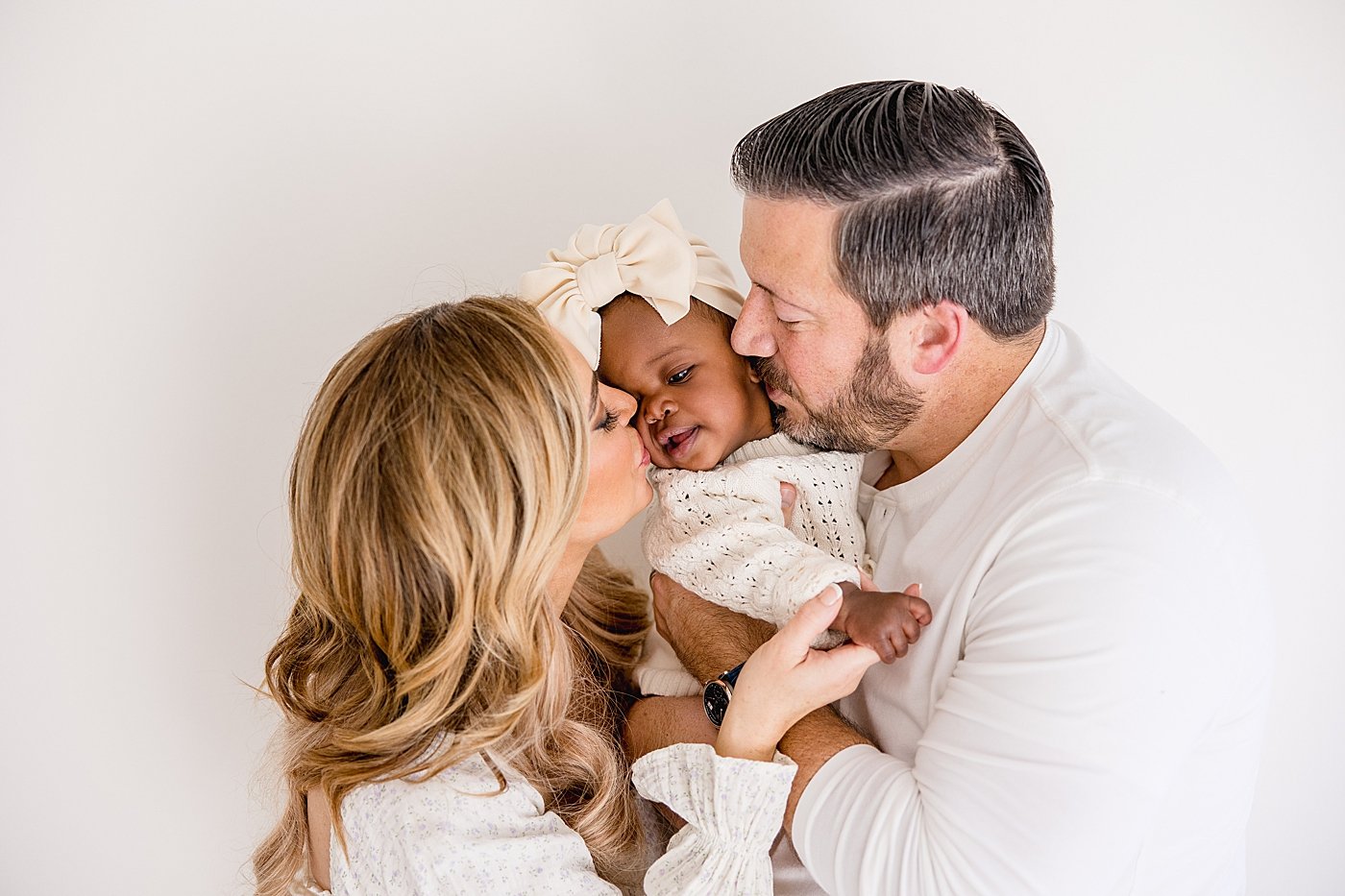 Family Celebrating Six Month Milestone with Ambre Williams Photography