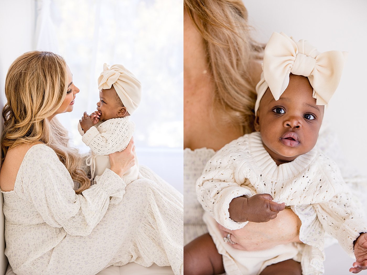 Six Month Session with Mom and Baby Girl | Ambre Williams Photography