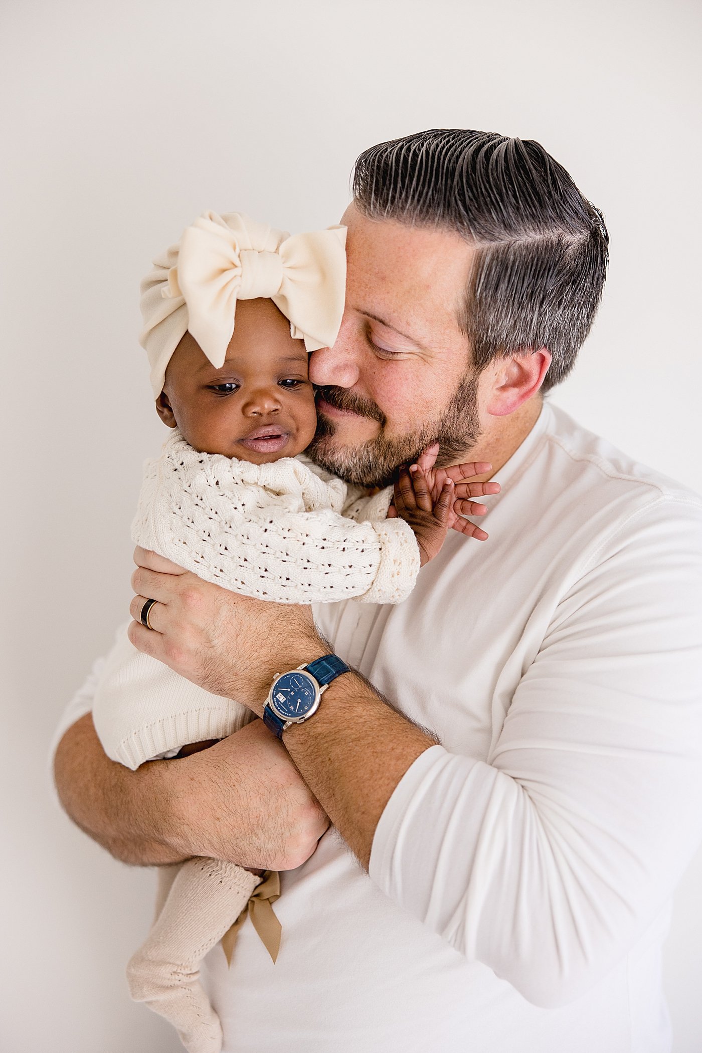 Milestone Session with Dad and Baby Girl | Ambre Williams Photography