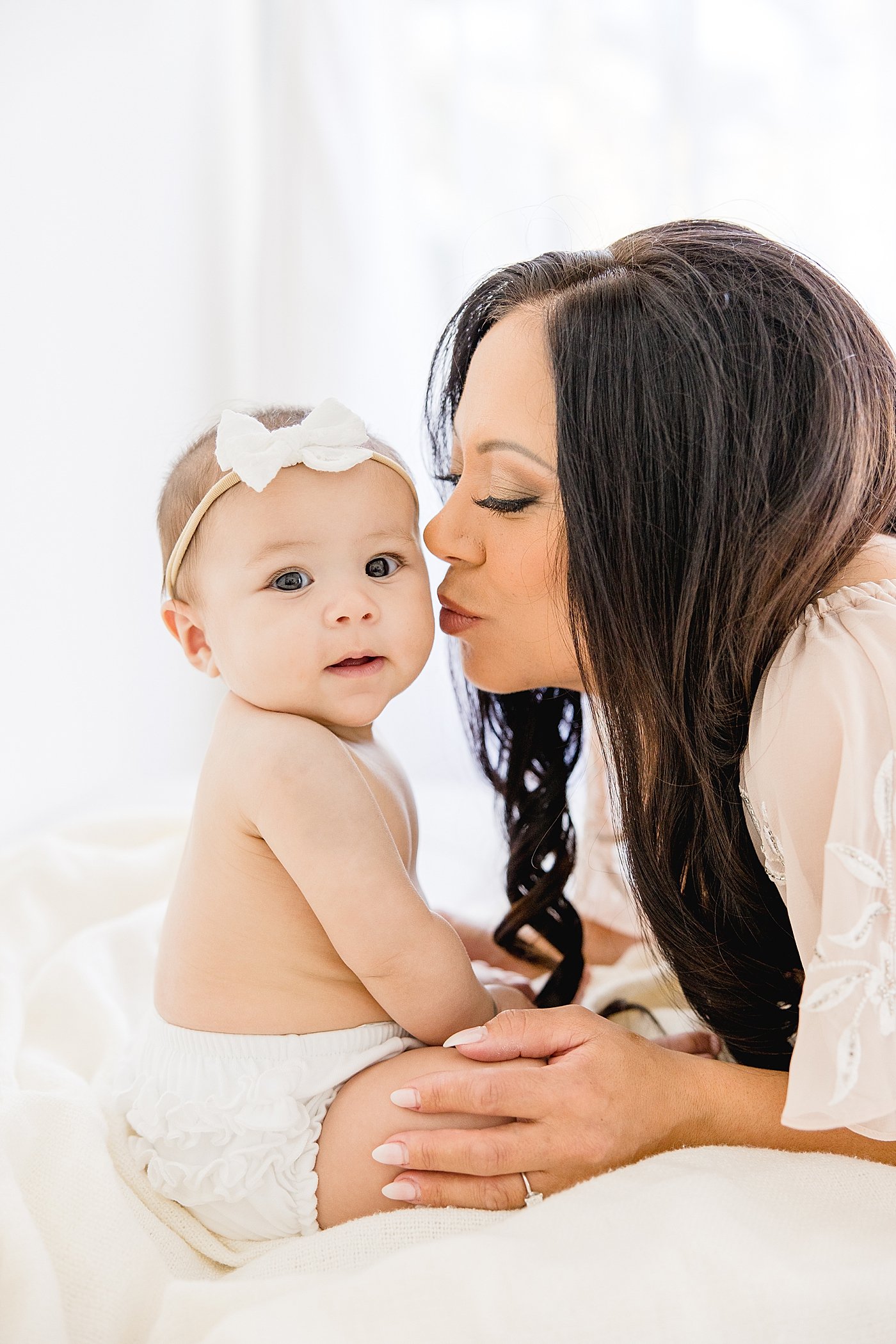 Baby Girl studio session in Newport Beach | Ambre Williams Photography