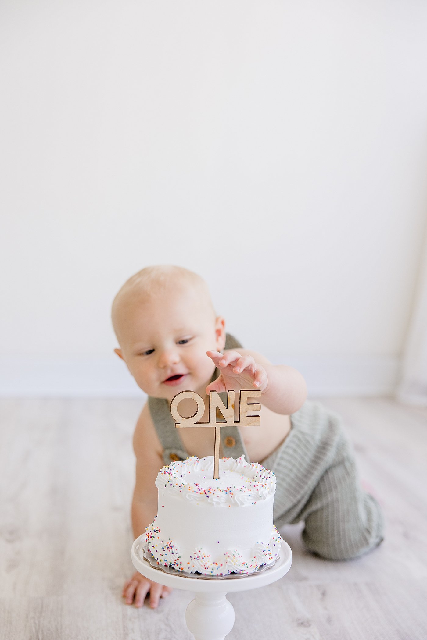 One year cake smash celebration | Ambre Williams Photography