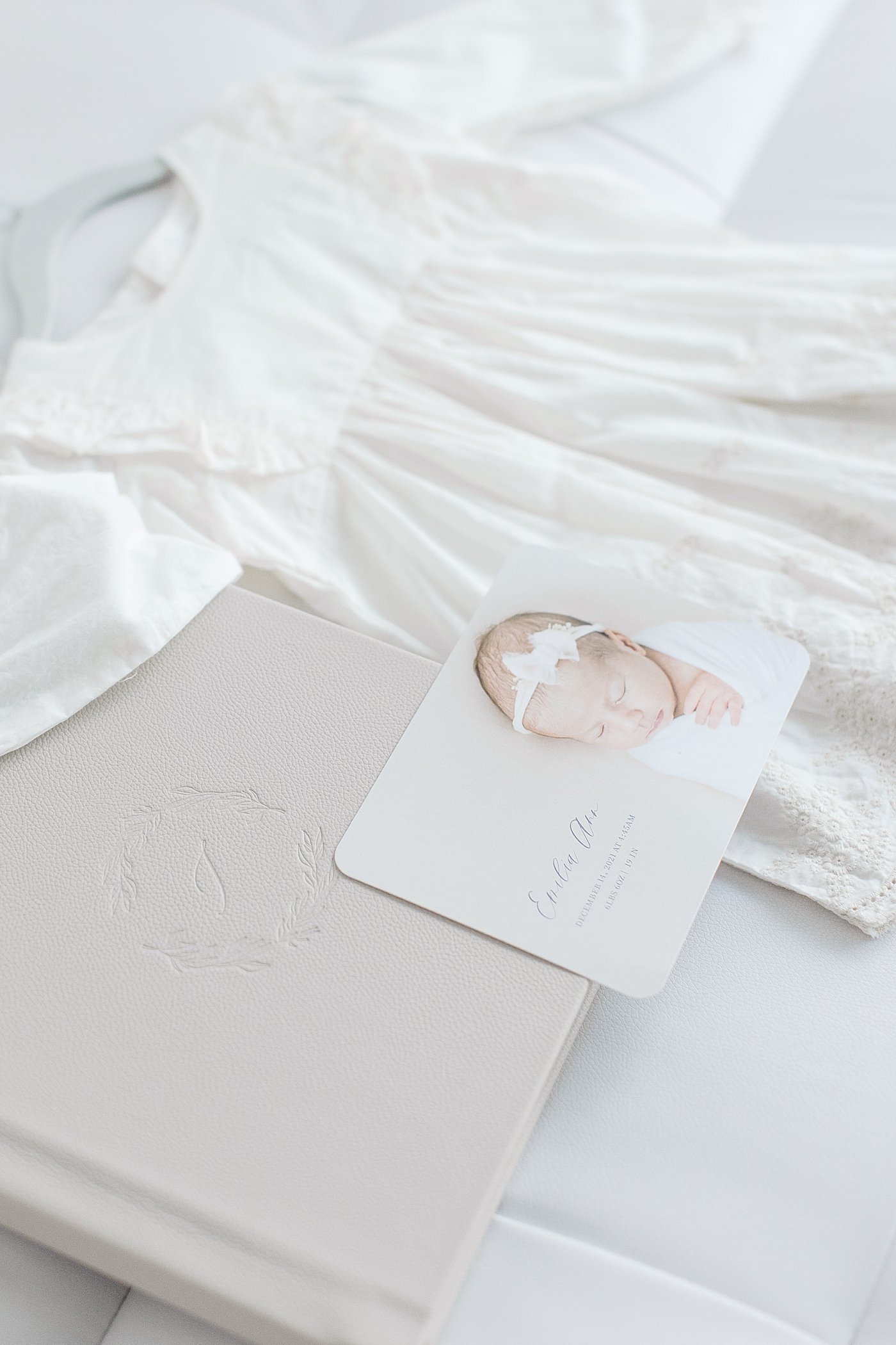 Personalized Newborn Baby Album with Newport Beach Photographer | Ambre Williams Photography