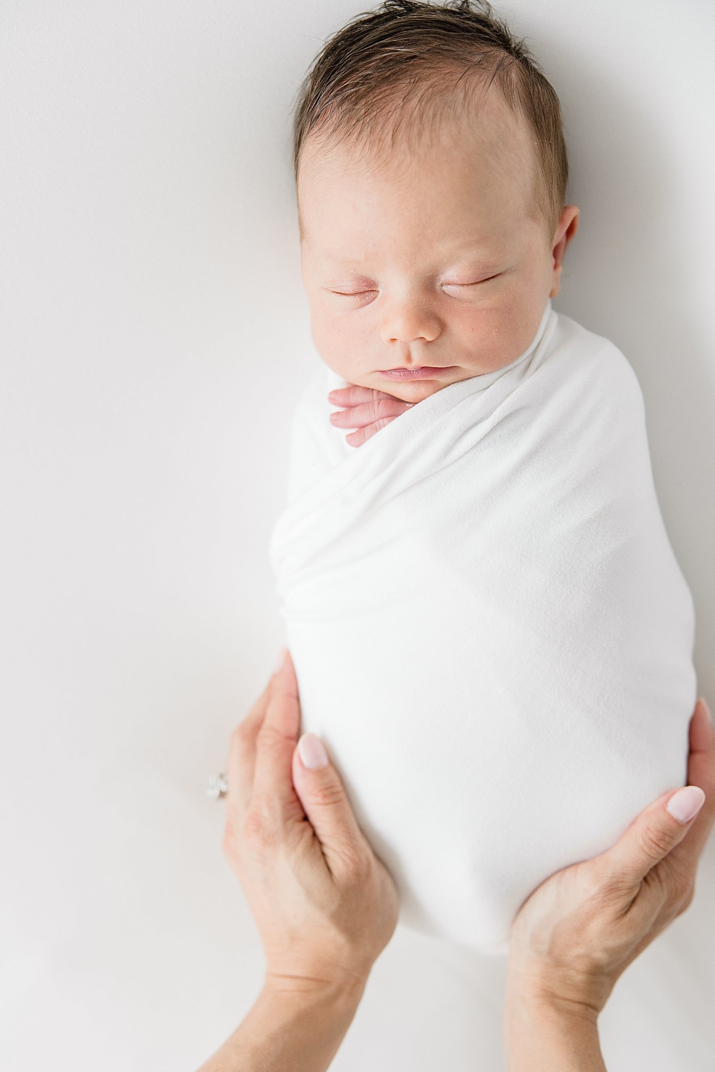 Baby Boy In Studio Newborn Session | Ambre Williams Photography