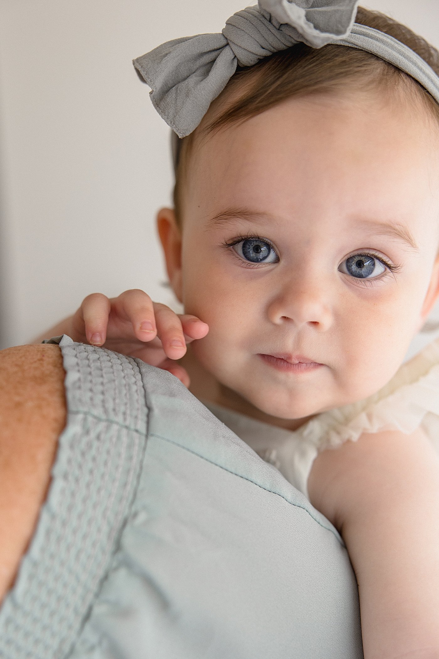 One Year Old Baby Girl Milestone Portraits | Ambre Williams Photography