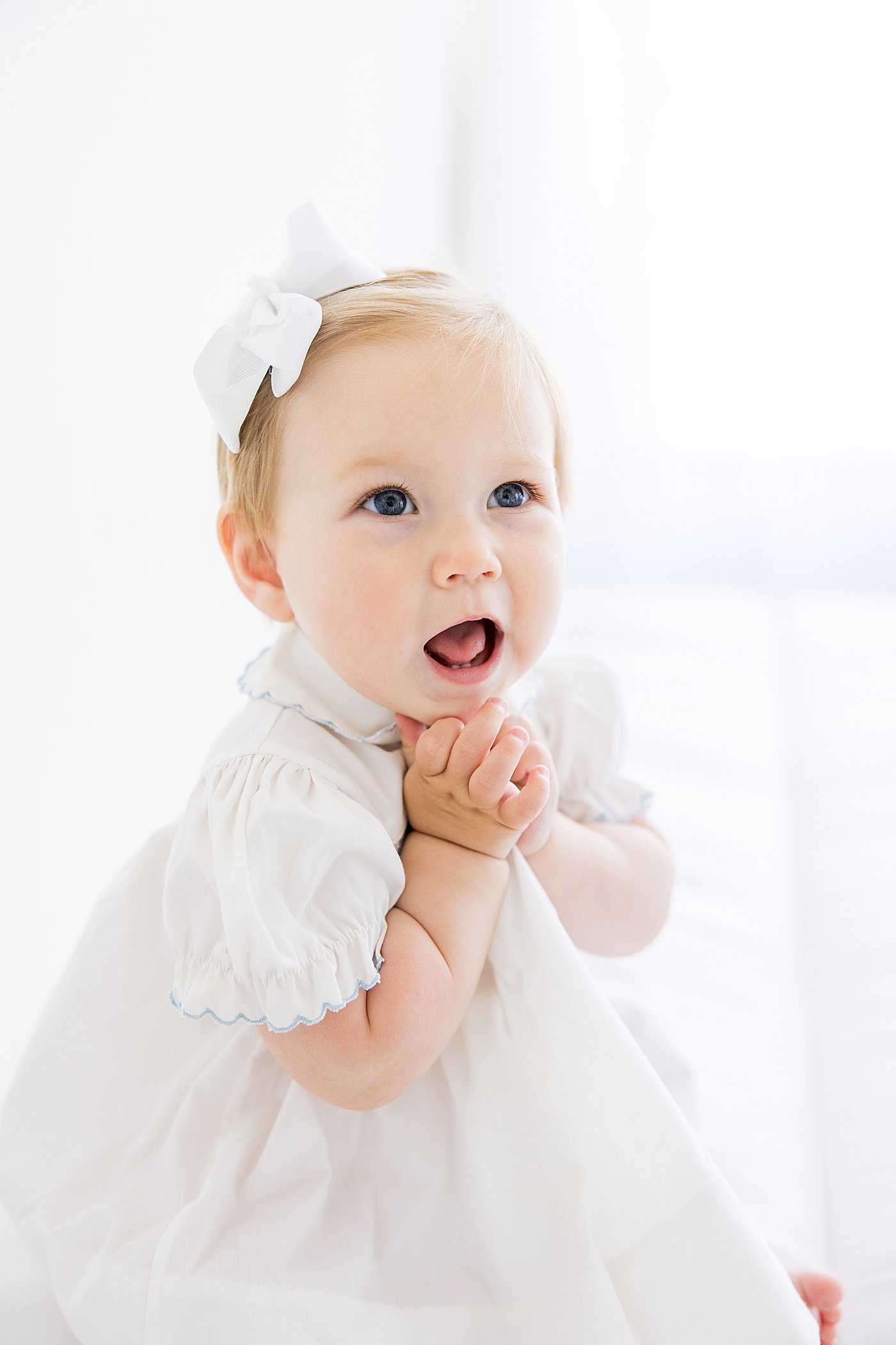 Baby Girl One Year Milestone Session | Ambre Williams Photography