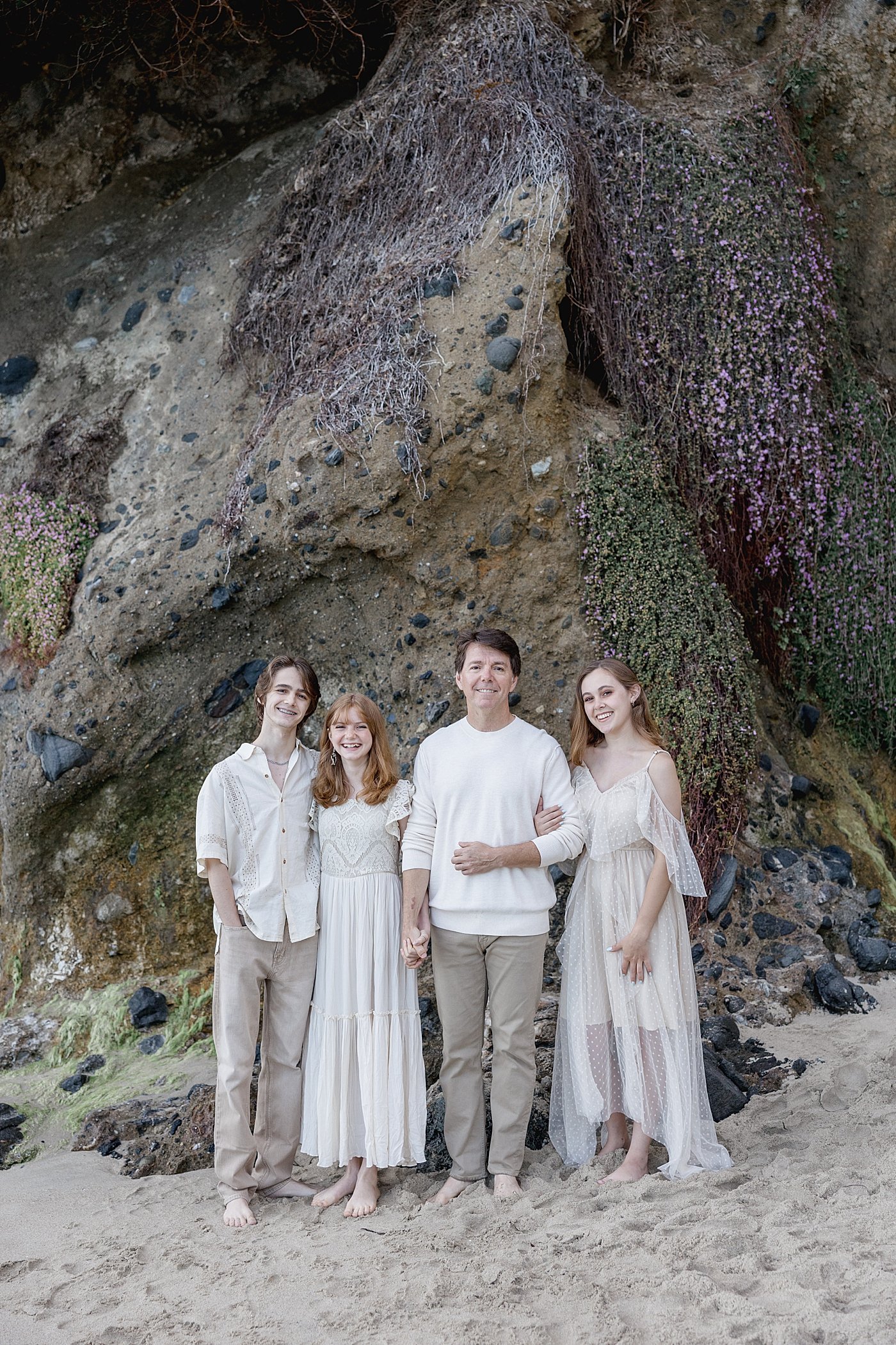 Crystal Cove Outdoor Family Portraits with Ambre Williams Photography