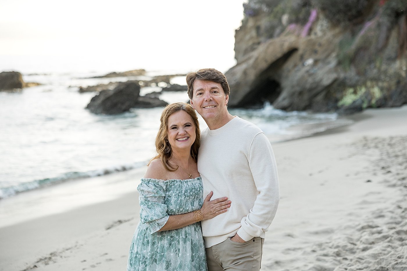Family Beach Portrait Session at Crystal Cove | Ambre Williams Photography