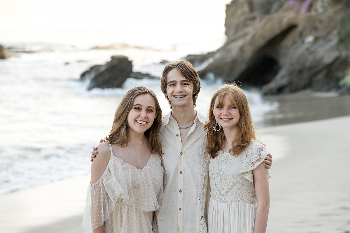 Family Beach Session in Crystal Cove | Ambre Williams Photography