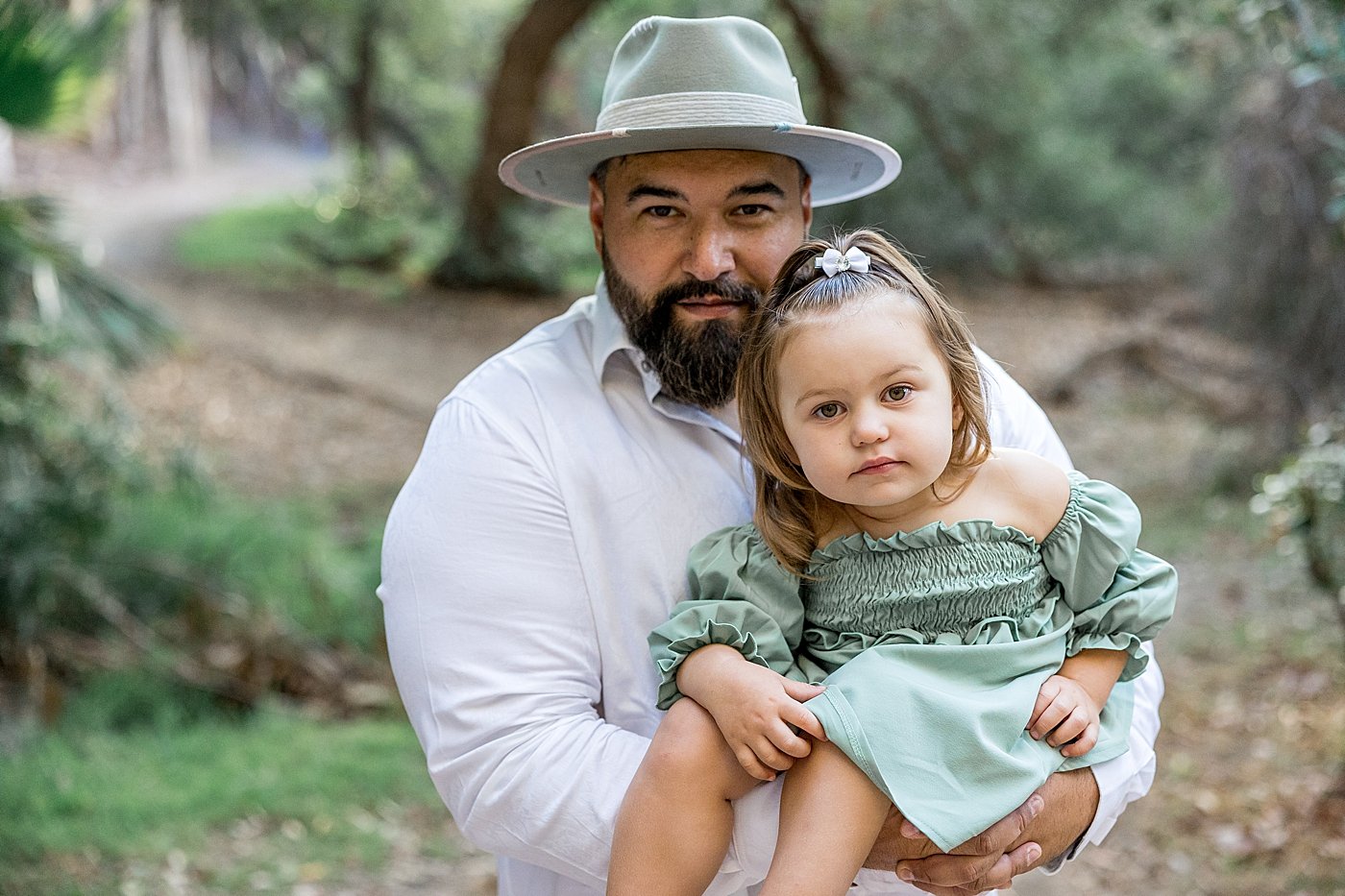 Dad and Daughter Fall Portraits | Ambre Williams Photography
