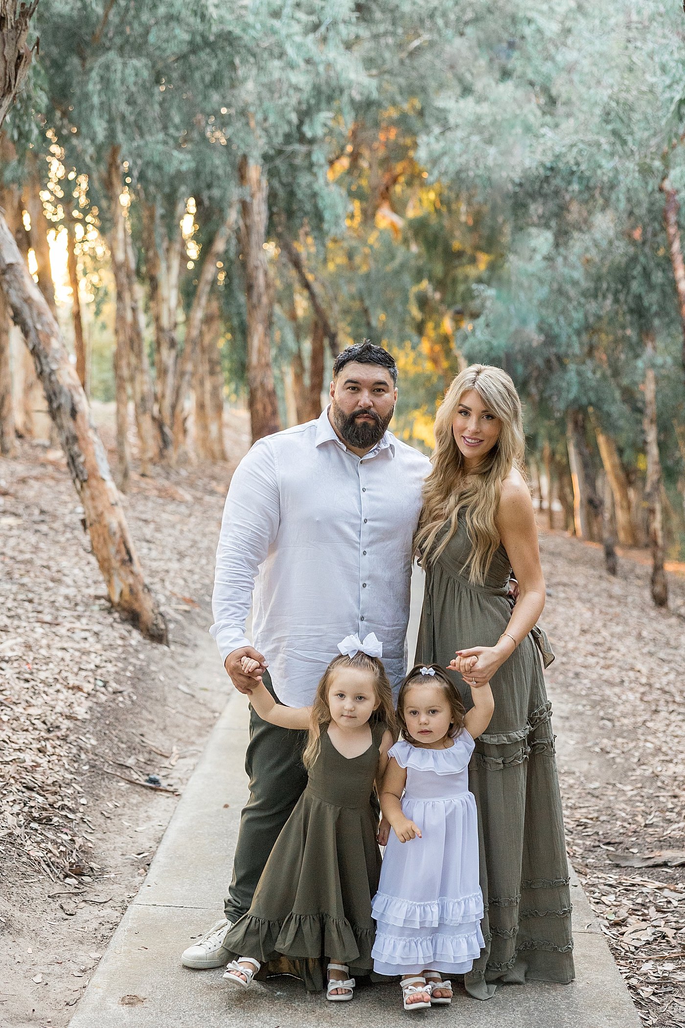 Beautiful Sunset Fall Family Session | Ambre Williams Photography