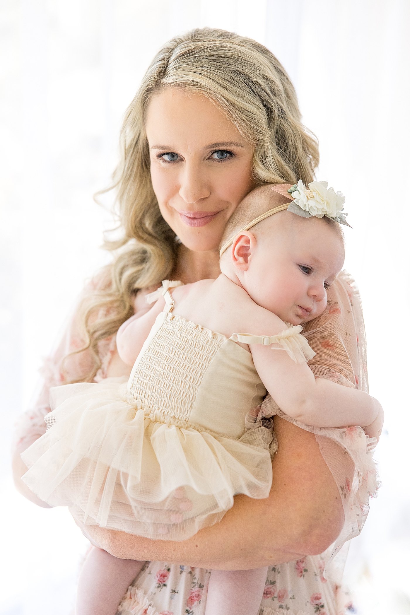 Mama and Baby Girl Portrait Session with Ambre Williams Photography