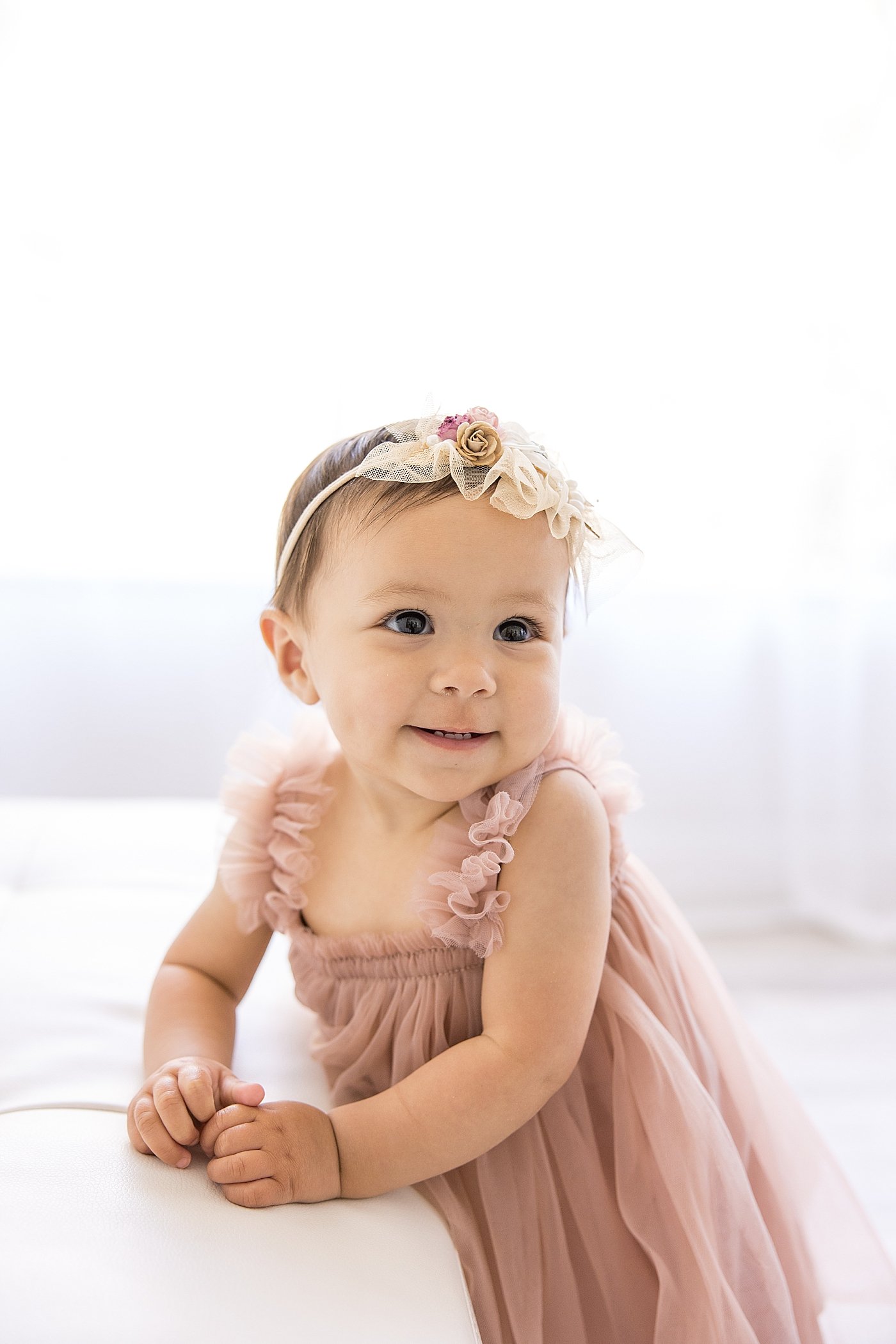 One Year Old Baby Girl Portraits | Ambre Williams Photography