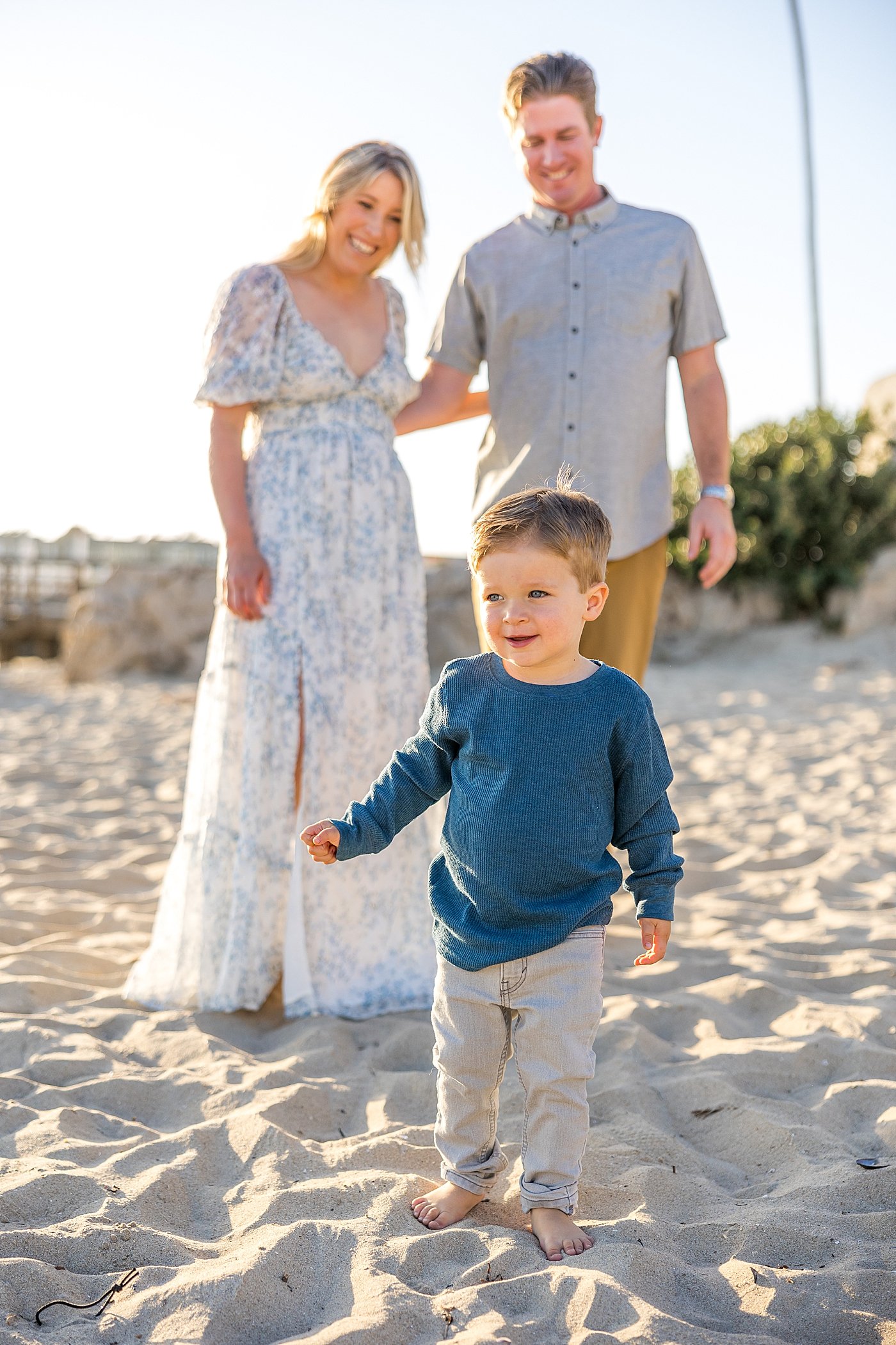 Fall Family Beach Session | Ambre Williams Photography