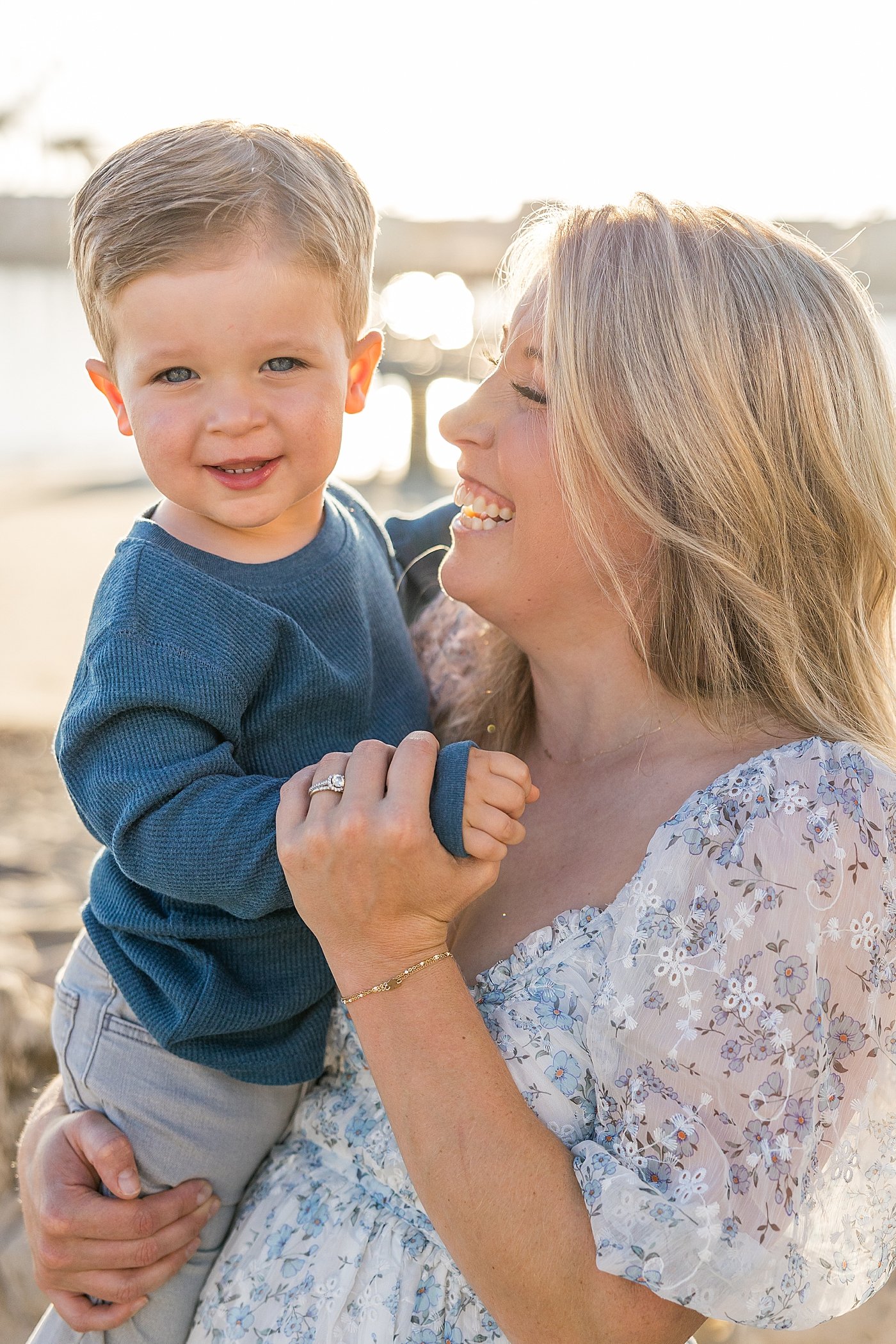 Beach Family Session with Newport Beach Photographer | Ambre Williams Photography