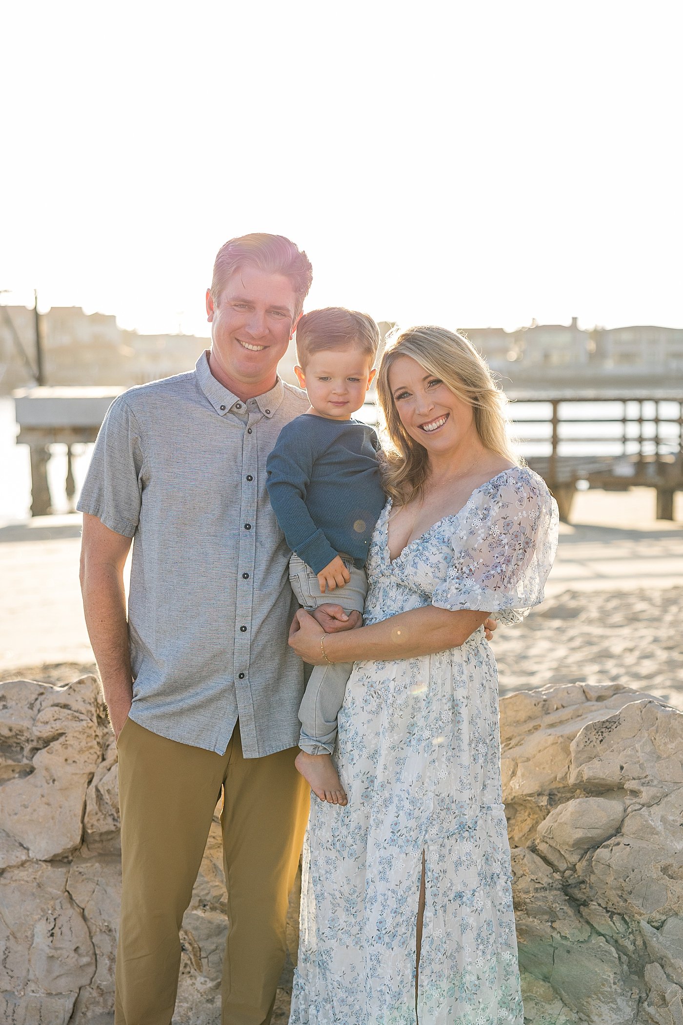 Family Fall Session at Beach with Newport Beach Photographer | Ambre Williams Photography
