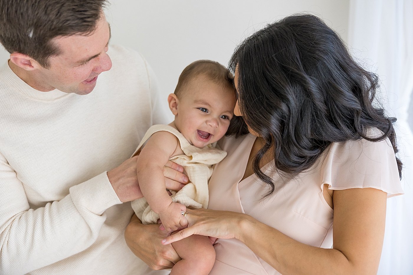 Newport Beach Milestone Session In Studio with Ambre Williams Photography