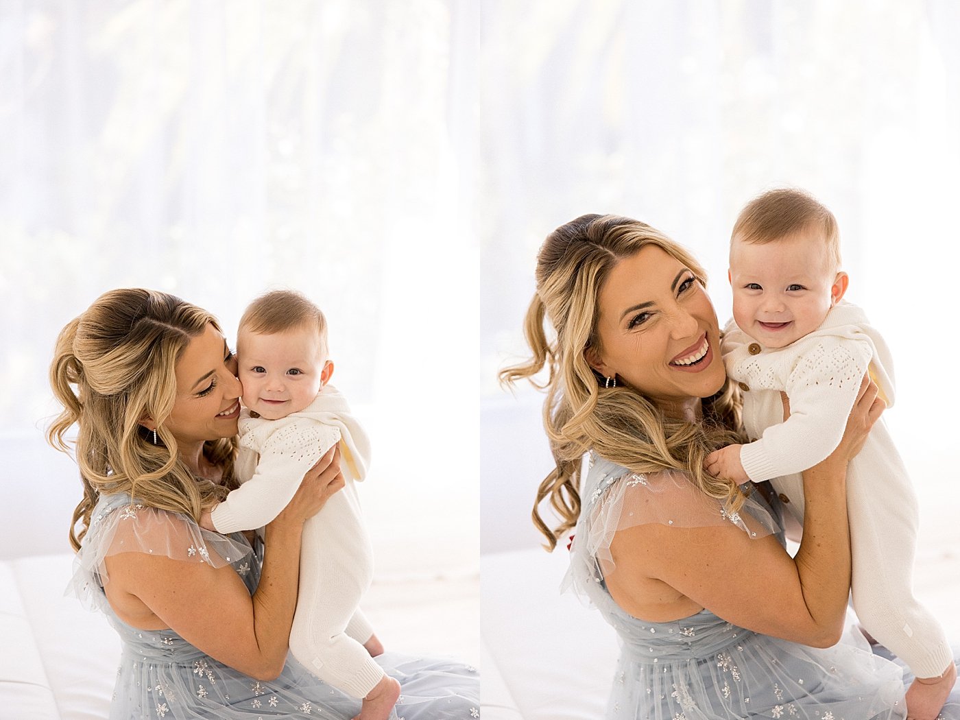 Newport Beach 6 Month Portraits in Studio | Ambre Williams Photography