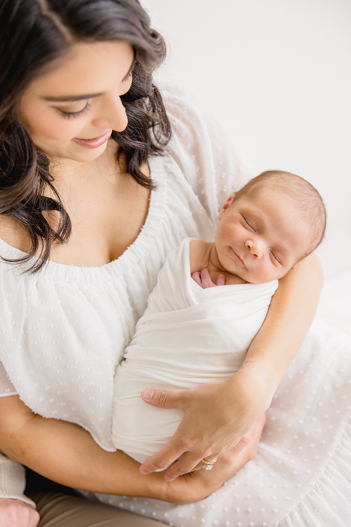 Newborn Baby Boy and Mom with Ambre Williams Photography