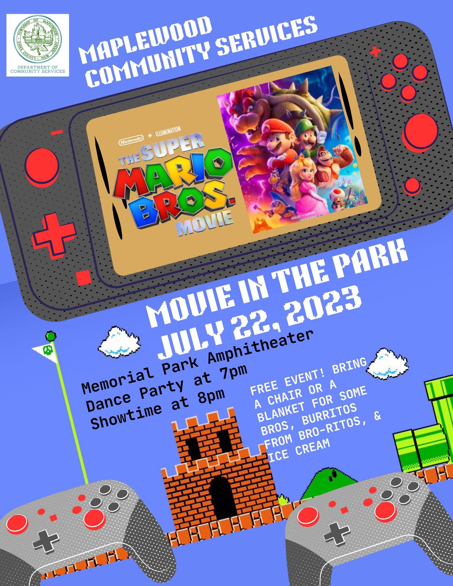Movie in the Park: Super Mario Bros.