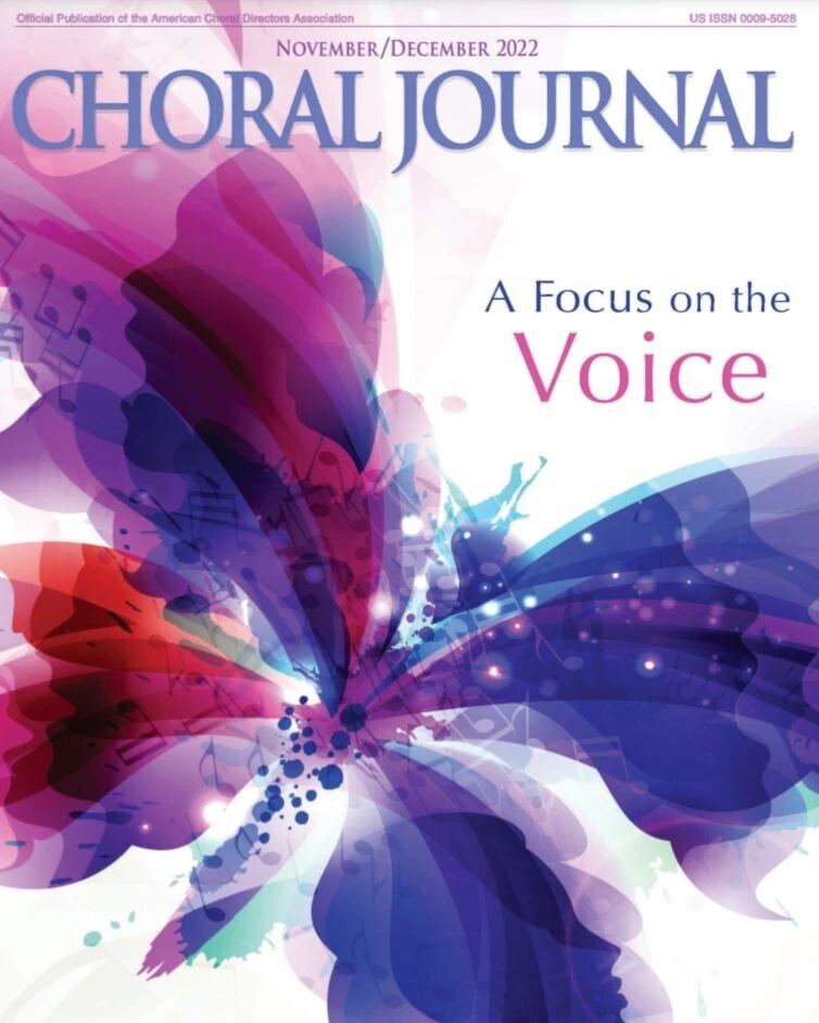 This is so surreal! Line Recombination has been officially published by the Choral Journal! So excited to be included in this amazing publication and to share this methodology with the world!

@acda_nation @acdawestern @uscthornton @uscthorntonchoral