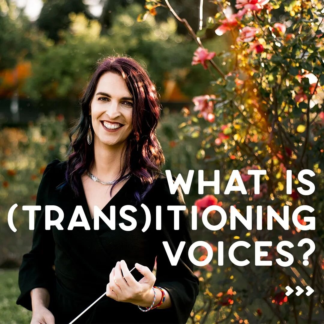 Announcing the launch of the (Trans)itioning Voices website (in bio)!! This project has been a year in the making, and after several virtual lectures at various universities, I will FINALLY be presenting it LIVE tomorrow at Western ACDA in Long Beach