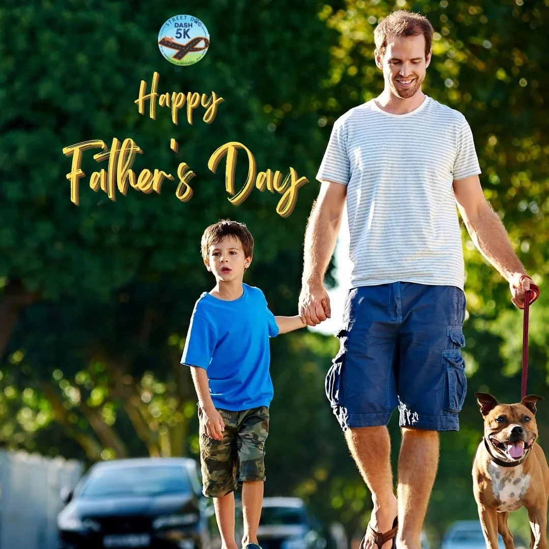 Happy Father&rsquo;s Day to all the incredible dog dads out there! 🎉🐶 Sending tail wags and high-fives from the Street Dog Dash 5K. Thank you for the love, care, and all the fun adventures you share with your furry friends. Today, we celebrate you!