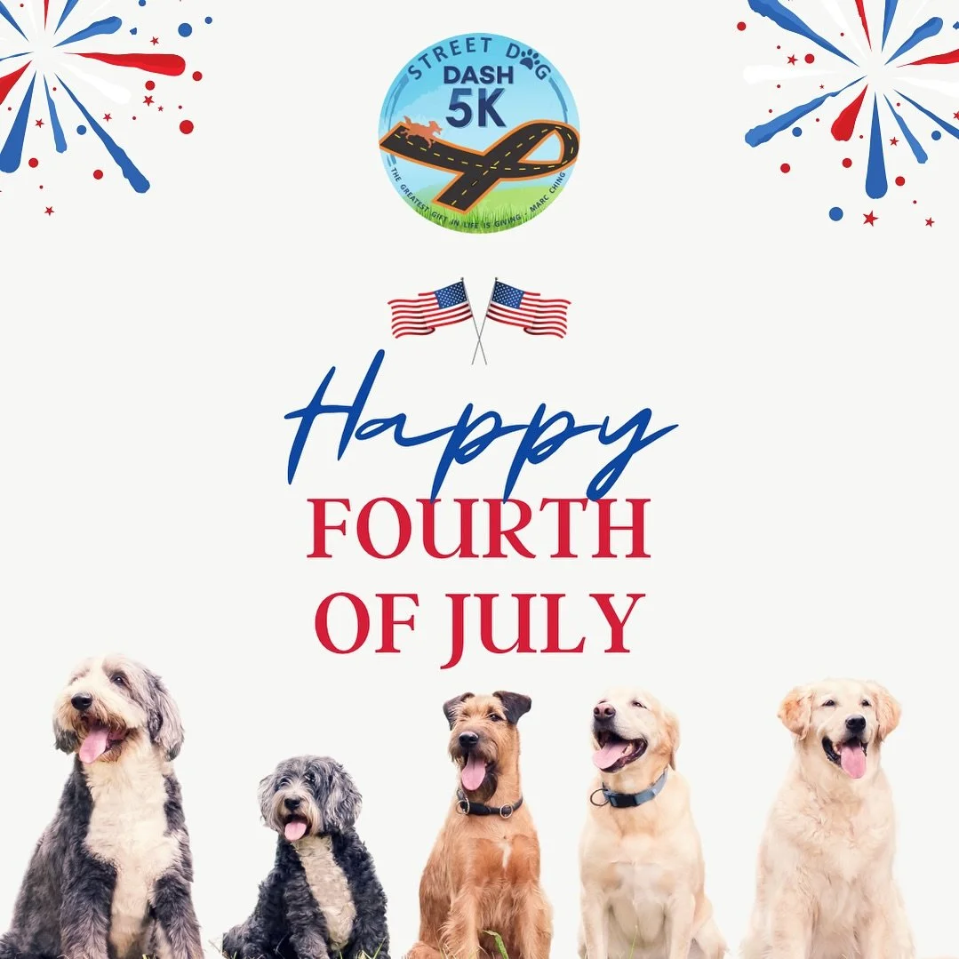 Wishing all our pet parents and their furry friends a wonderful, safe, and festive Fourth of July! 🇺🇸🐾 

Here&rsquo;s to all the pups getting their &lsquo;special cheese&rsquo; tonight! 🧀 #HappyFourth #StreetDogDash #dogsofinstagram