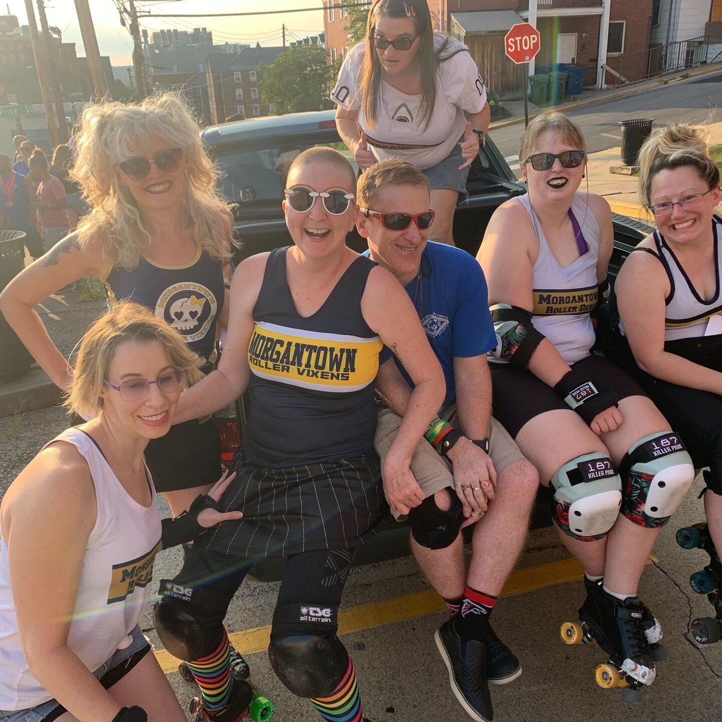 MRD had a great time skating in the Monongalia County Fair parade. If we threw a flyer at you, visit our bio for a link to an interest form -- we'll get in touch!