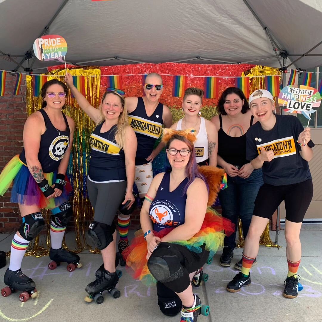 Thx to everyone who visited our derby reps at Morgantown Pride this weekend! 🌈