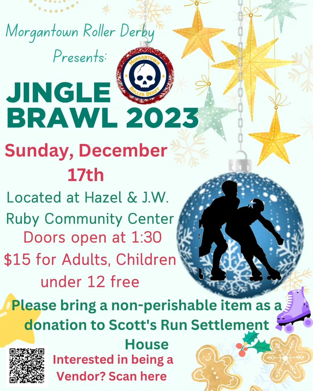 This weekend! Tell everyone! #jinglebrawl2023