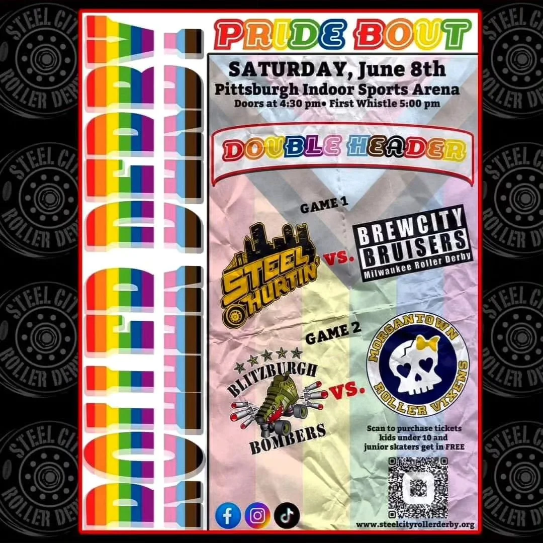 MRD will be traveling to Pittsburgh on June 8th to play the Bombers!
https://facebook.com/events/s/pride-bout-double-header/357746940187284/