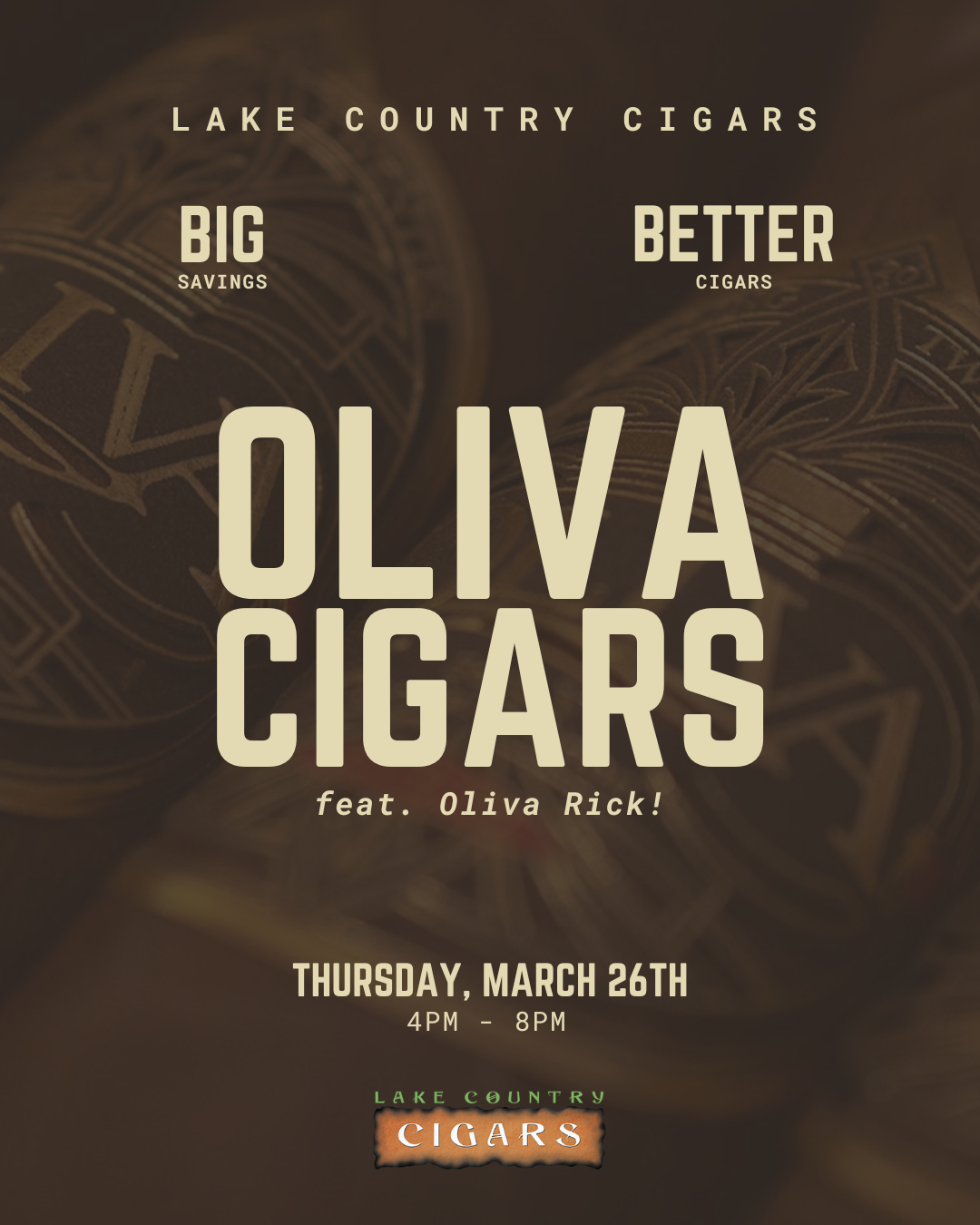 Olive Cigars feat. Oliva Rick!