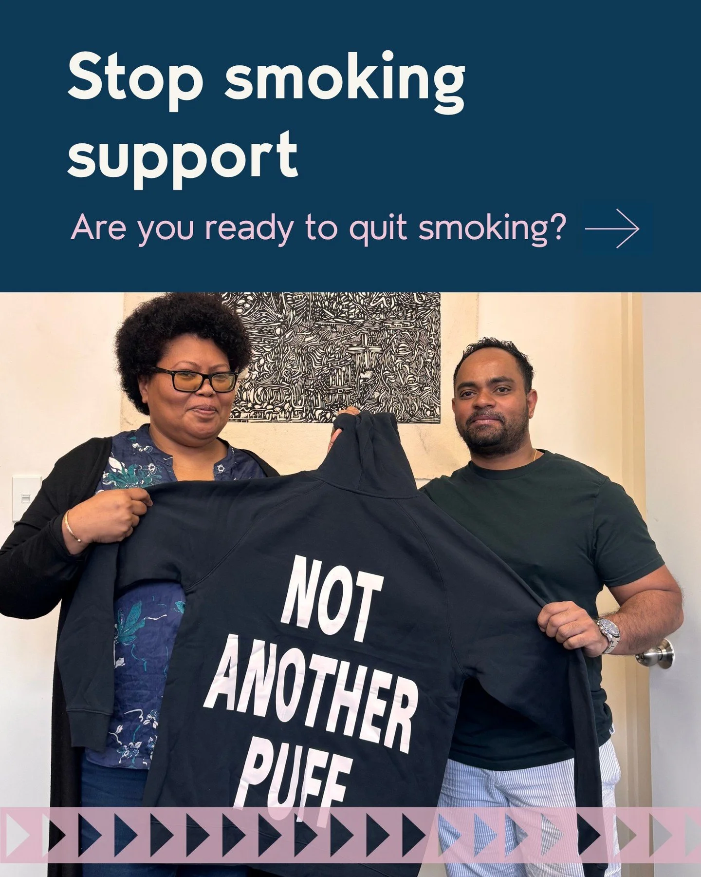 You are bigger than the habit. 💪🏾 Quitting smoking isn&rsquo;t easy, but it is possible, and you don&rsquo;t have to do it alone. We&rsquo;ve got free support to help you every step of the way. 

Start your 2026 with a healthier mindset, reach out 