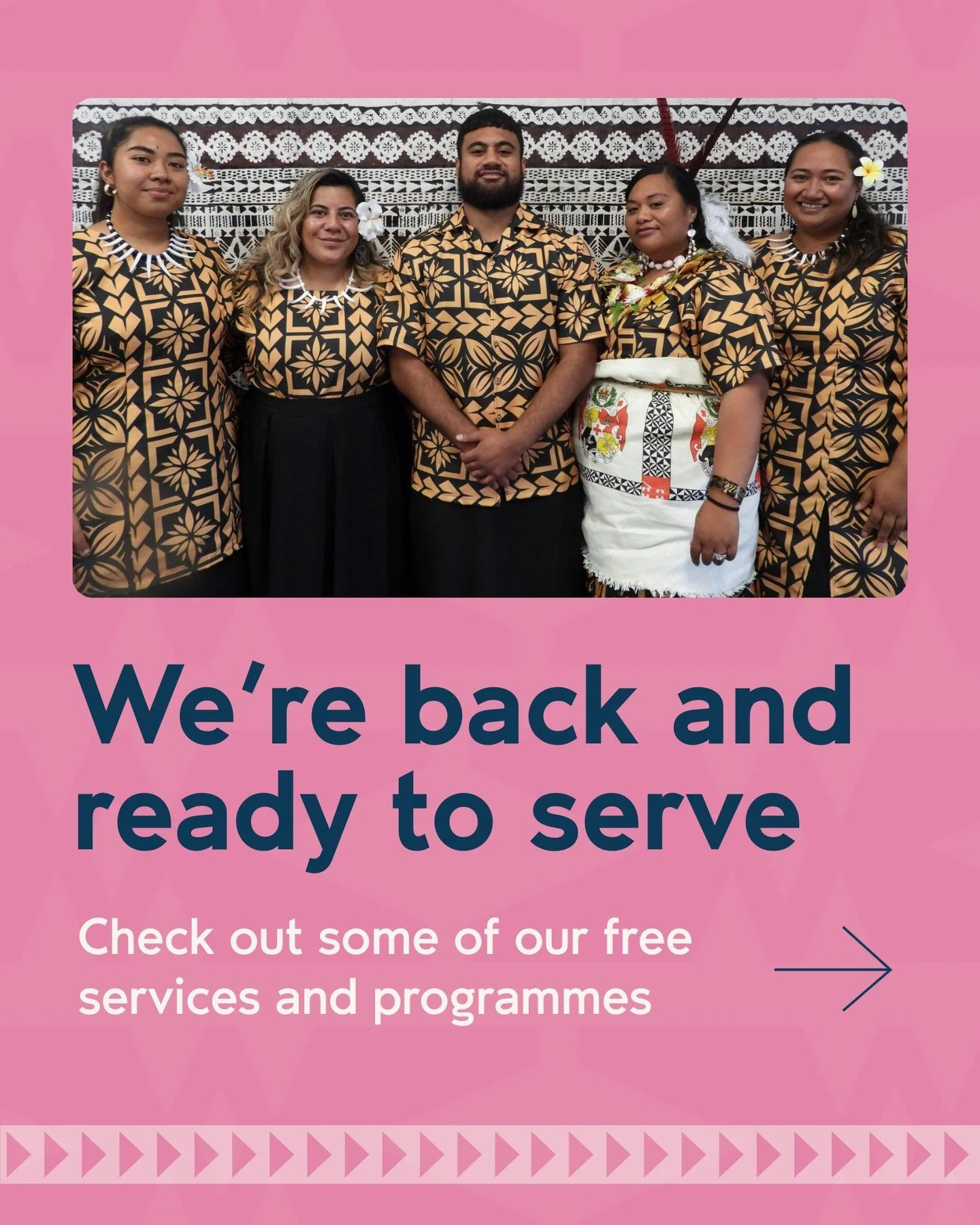 The team is back! 🎉 We&rsquo;re refreshed, ready, and here to serve our community. 

Check out our website or call us on 0800 PASIFIKA (727 434). Let's make this another unforgettable year together 🤝🏾
