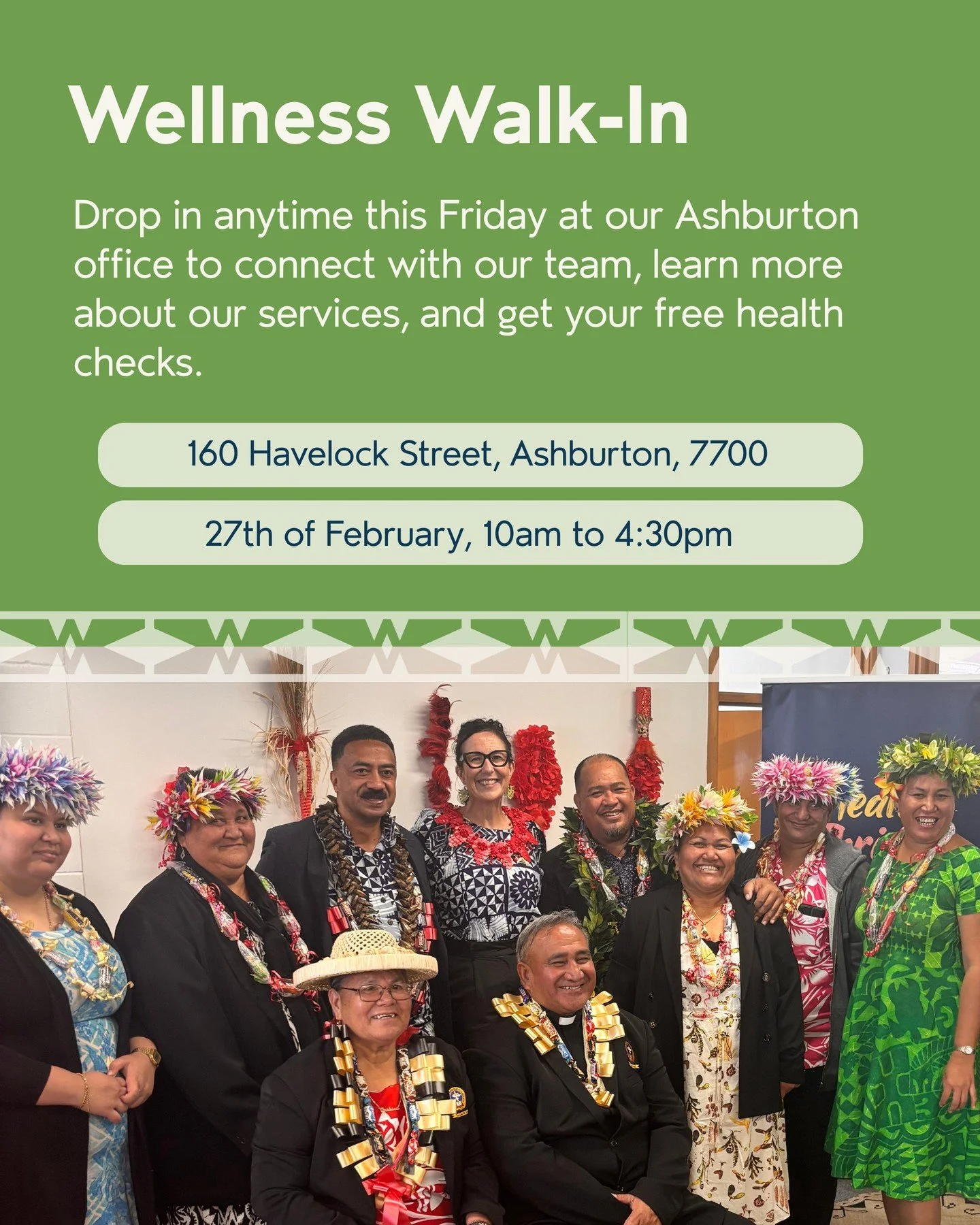 Kia orana Hakatere fam! Don&rsquo;t forget, our Health Day is happening this Friday. See you there! 👋🏾

What&rsquo;s available on the day:
✔️ Free health checks with our nurse
✔️ Time and space to talk, connect, and ask questions
✔️ Children&rsquo;