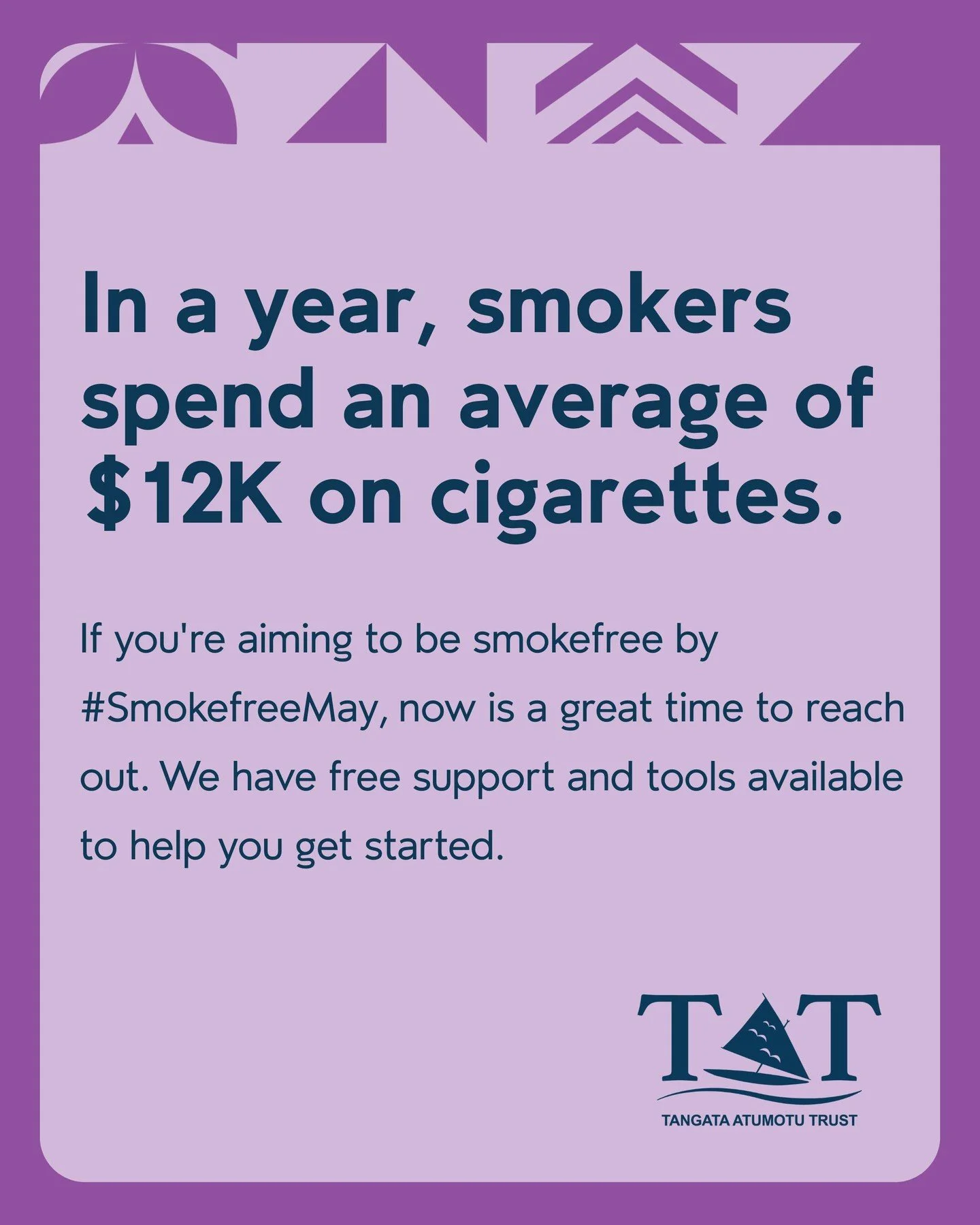 Ready to be smokefree by Smokefree May? Let&rsquo;s save those dollars for the important things&hellip; like kai, church fundraisers, and your cousin&rsquo;s upcoming wedding in the motherland 😅🌺💰