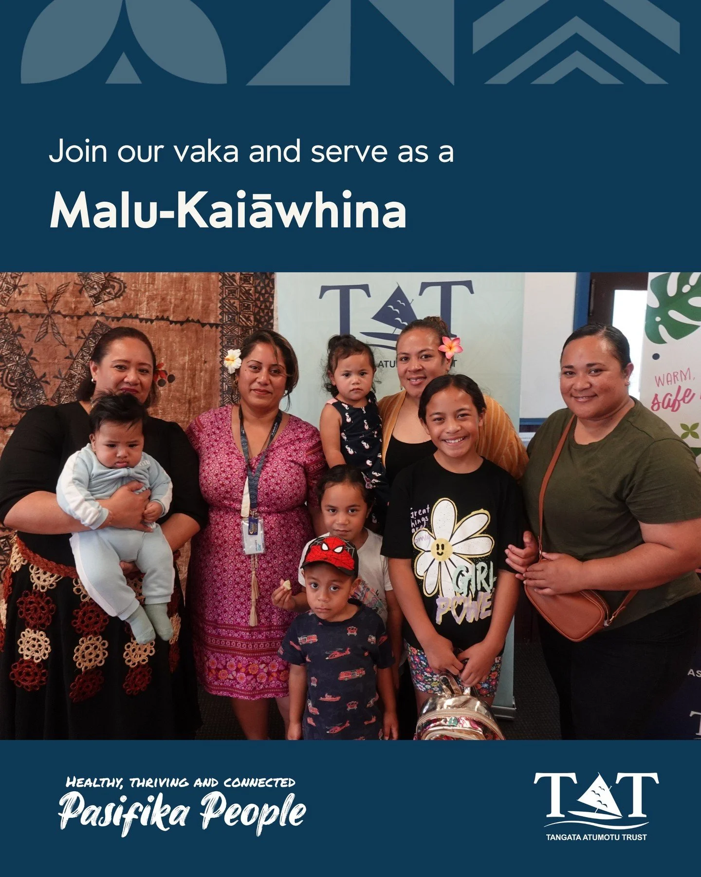 We're looking for a Malu‑Kaiāwhina, a role grounded in protection, connection, and walking alongside our kāinga as they navigate health and social services with confidence and dignity.

If you carry alofa for our people, have strong community relatio