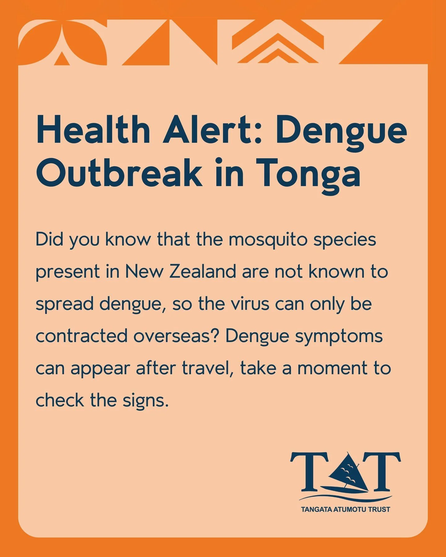 If you&rsquo;ve recently returned from Tonga, please be mindful of how you&rsquo;re feeling ✈️
Contact your local GP or call Healthline on 0800 611 116 if you have any concerns 📞