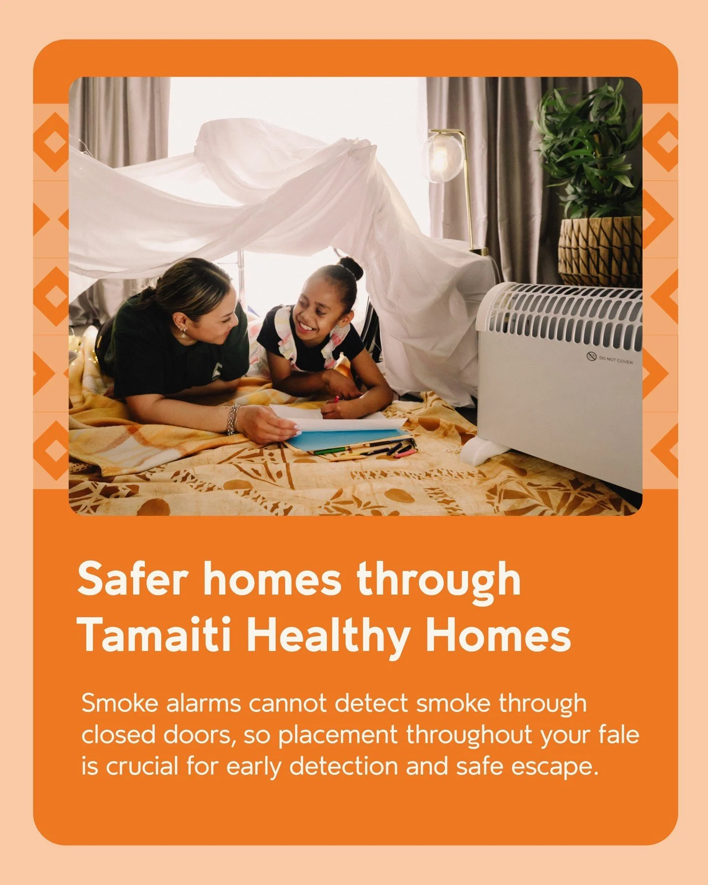 Smoke alarms save lives, but only if they&rsquo;re in the right places 🔥

Our Tamaiti Healthy Homes service can help &mdash; even if you just need smoke alarms! Don&rsquo;t wait. Protect your home, protect your family.