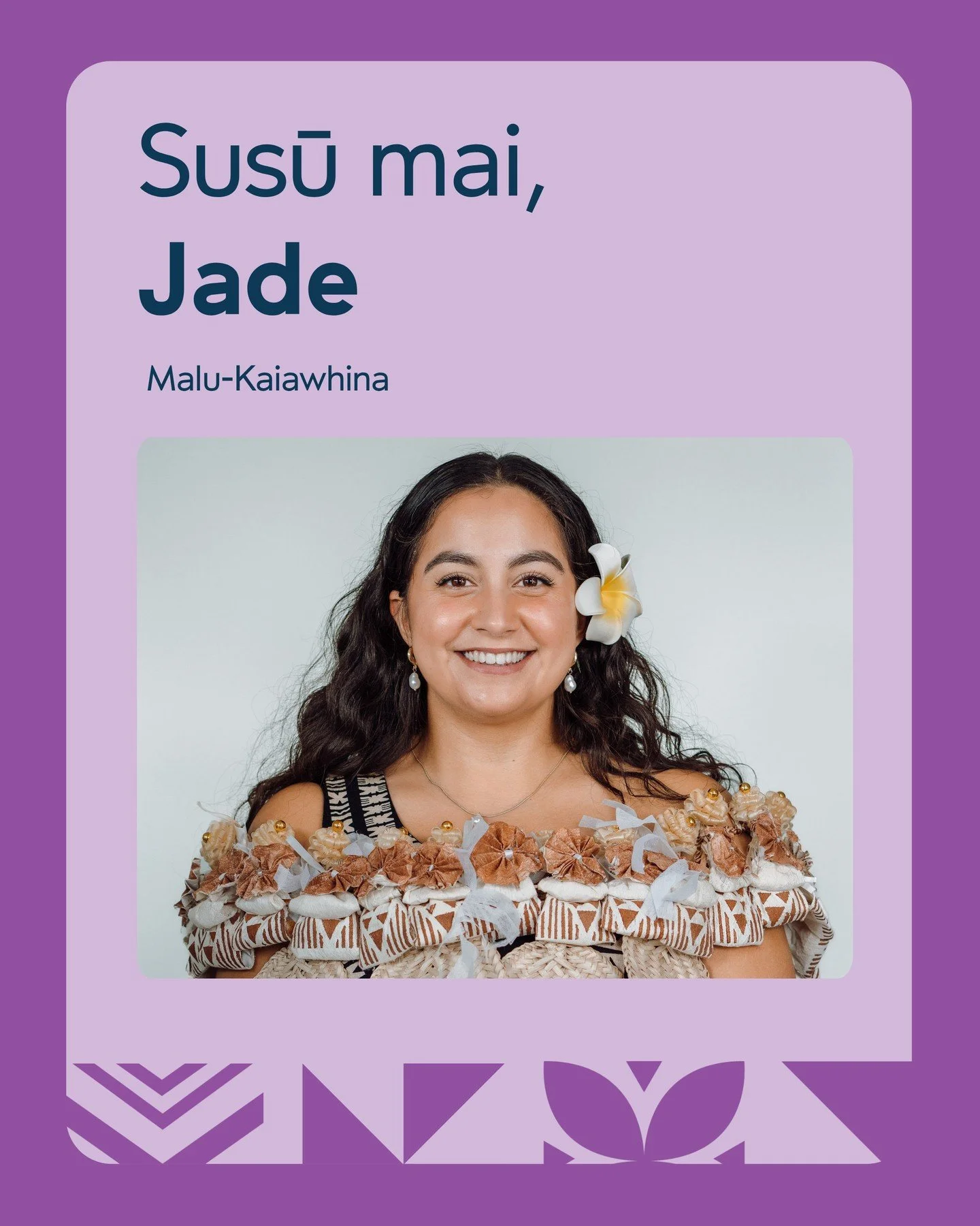 Welcoming Jade O'Connor to the TAT team as our new Malu-Kaiawhina 🌺

With proud maternal links to Naroi, Moala (Lau), and raised in Nadi, Jade carries a strong sense of identity and purpose into her mahi. She recently completed a Bachelor of Crimina