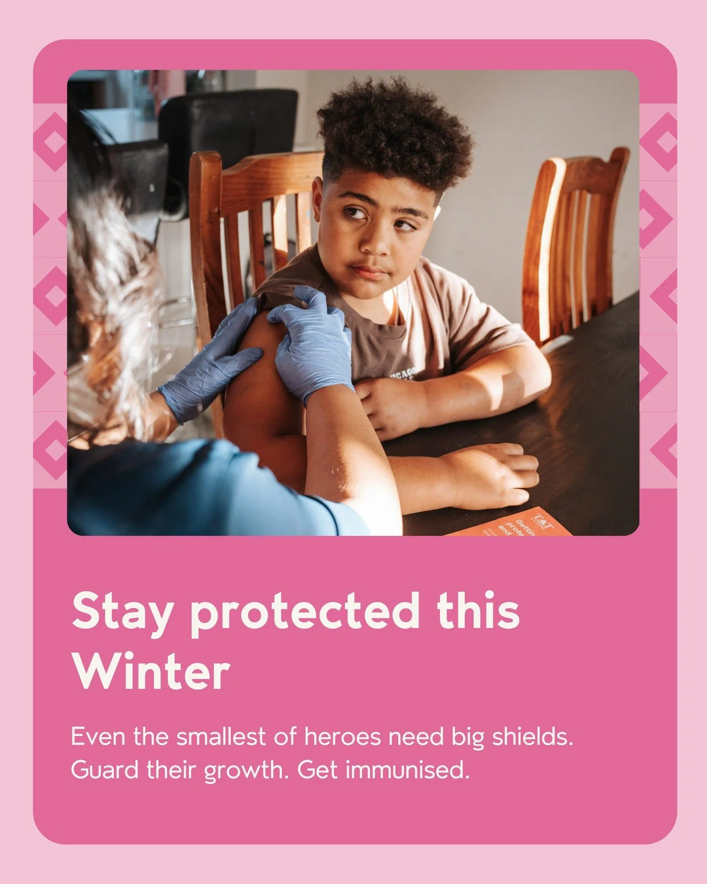 Book your free home immunisation through the link below 💉❄️