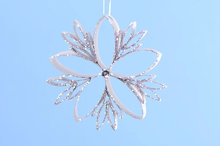 Toilet Paper Roll Snowflake
