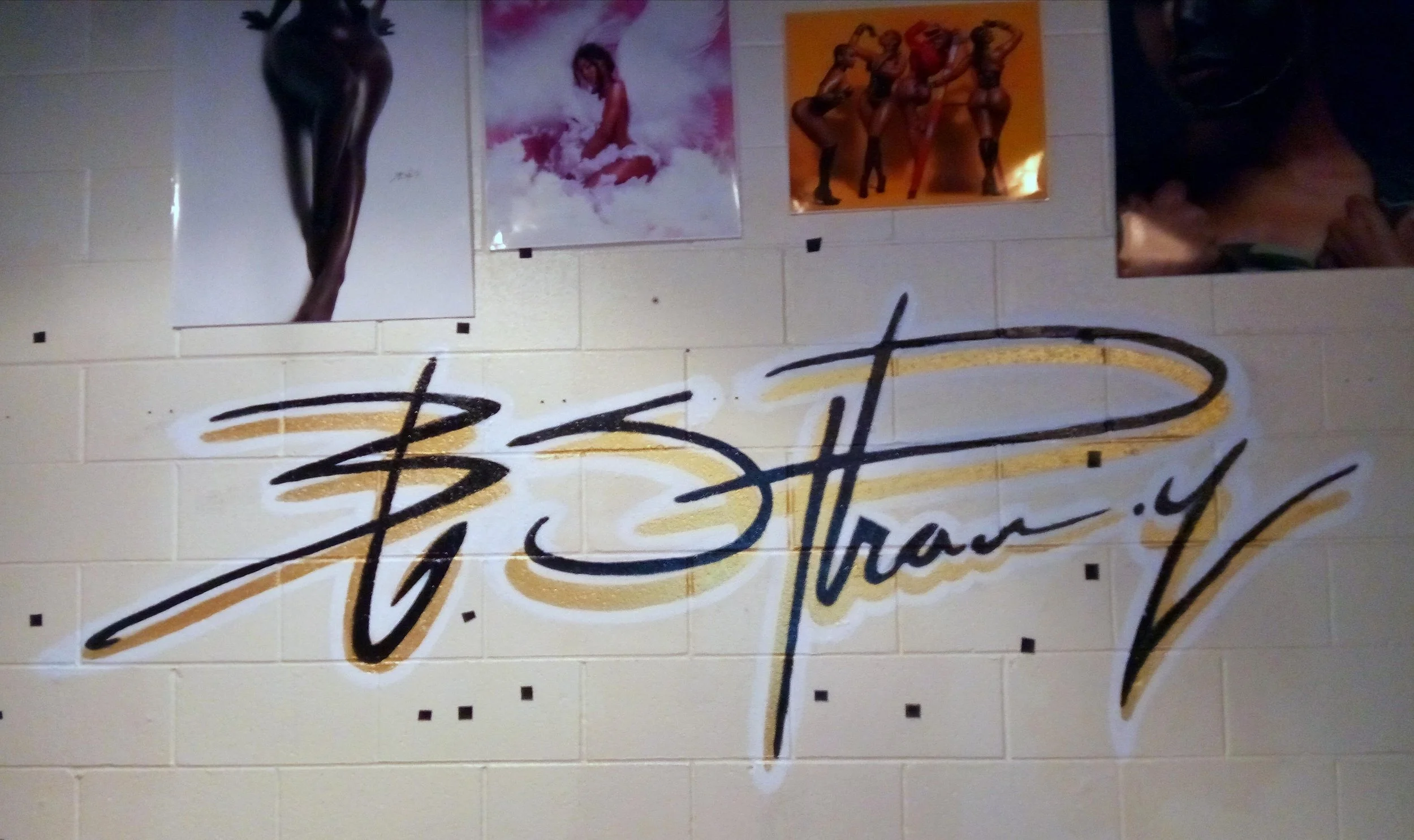 8ft x15ft Word Art Mural
